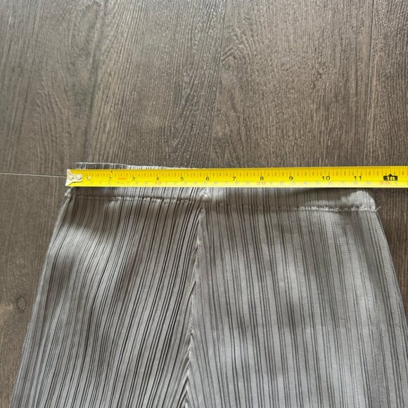 GRAY GREY PLEATS PLEASE INSPIRED ISSEY MIYAKE-STYLE PANTS SIZE S-M - Picture 7 of 9